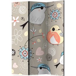 Sermi Artgeist Natural pattern with birds 135x172cm