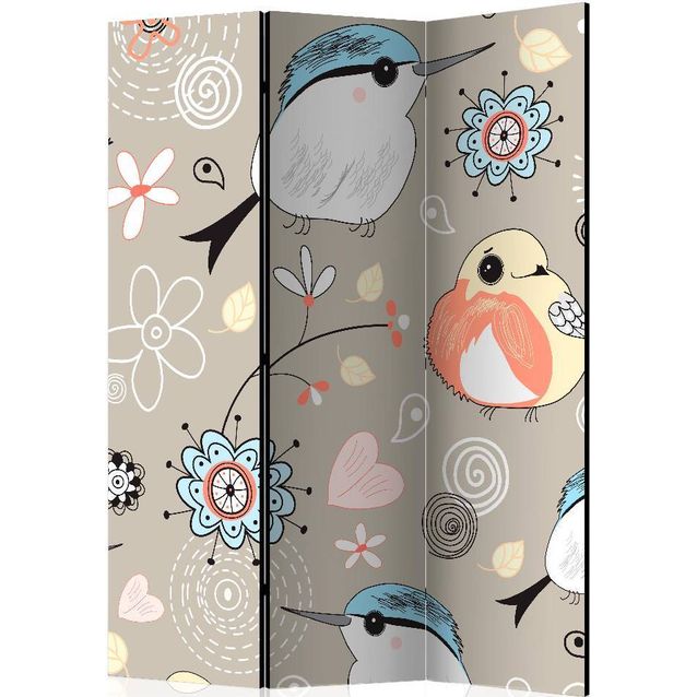 Sermi Artgeist Natural pattern with birds 135x172cm