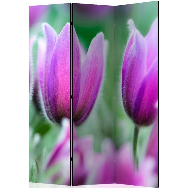 Sermi Artgeist Purple spring tulips 135x172cm