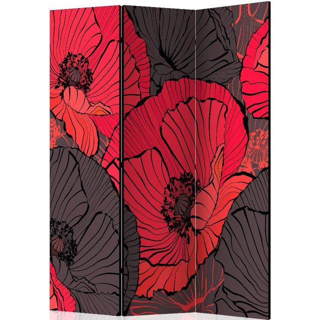 Sermi Artgeist Pleated poppies 135x172cm