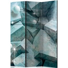 Sermi Artgeist Green Concrete Cubes 135x172cm