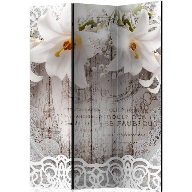 Sermi Artgeist Lilies and Quilted Background 135x172cm