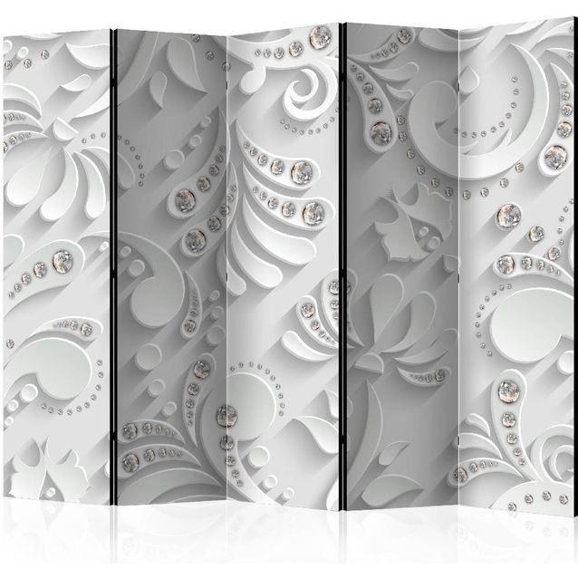 Sermi Artgeist Flowers with Crystals II 225x172cm