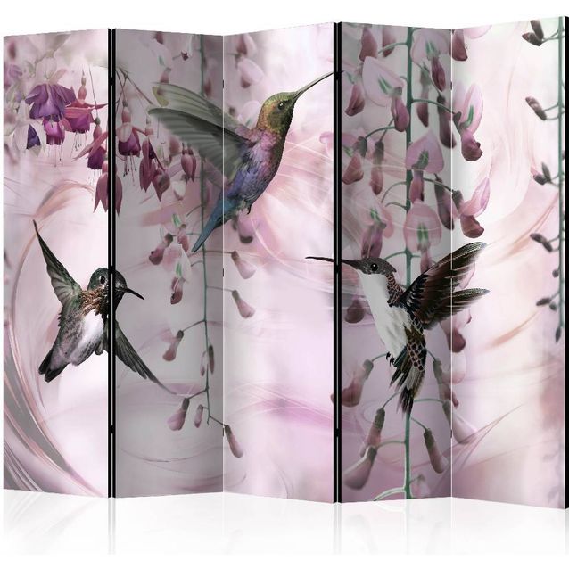 Sermi Artgeist Flying Pink Hummingbirds II 225x172cm