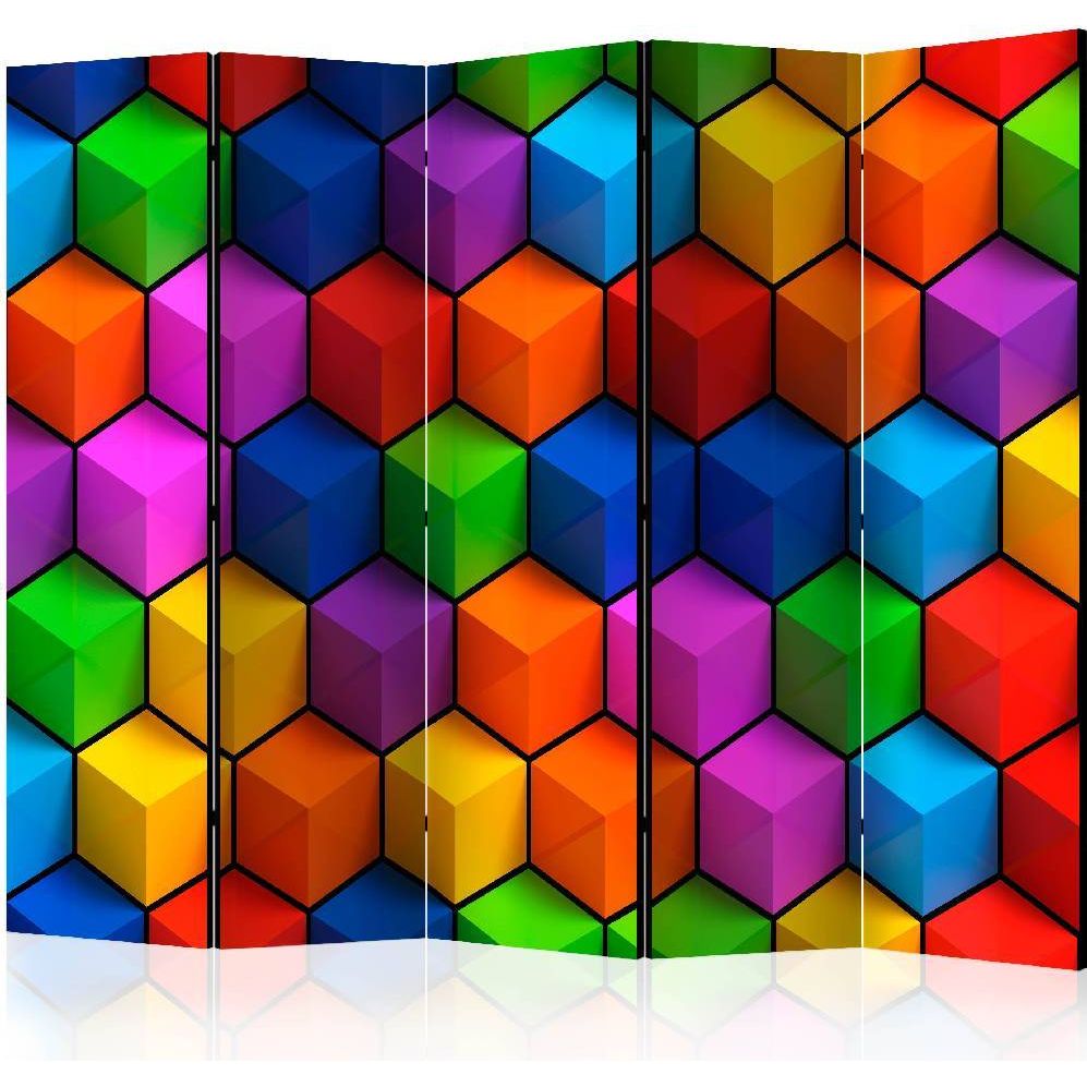 Sermi Artgeist Colorful Geometric Boxes II 225x172cm