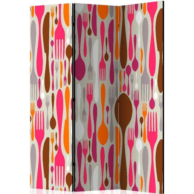 Sermi Artgeist Cutlery - pink and violet 135x172cm