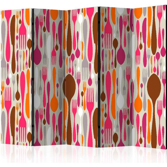 Sermi Artgeist Cutlery - pink and violet II 225x172cm