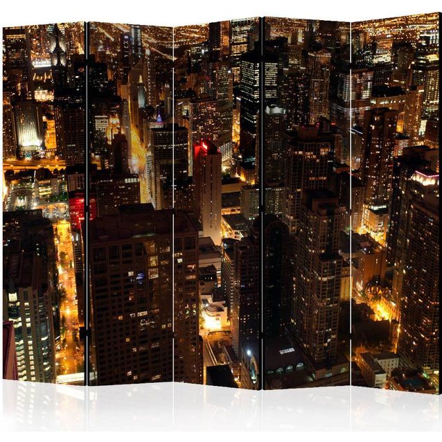 Sermi Artgeist City by night - Chicago USA II 225x172cm