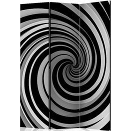 Sermi Artgeist Black and white swirl 135x172cm
