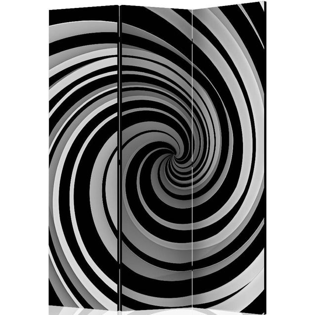 Sermi Artgeist Black and white swirl 135x172cm