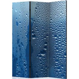 Sermi Artgeist Water drops on blue glass 135x172cm