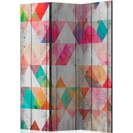 Sermi Artgeist Rainbow Triangles 135x172cm