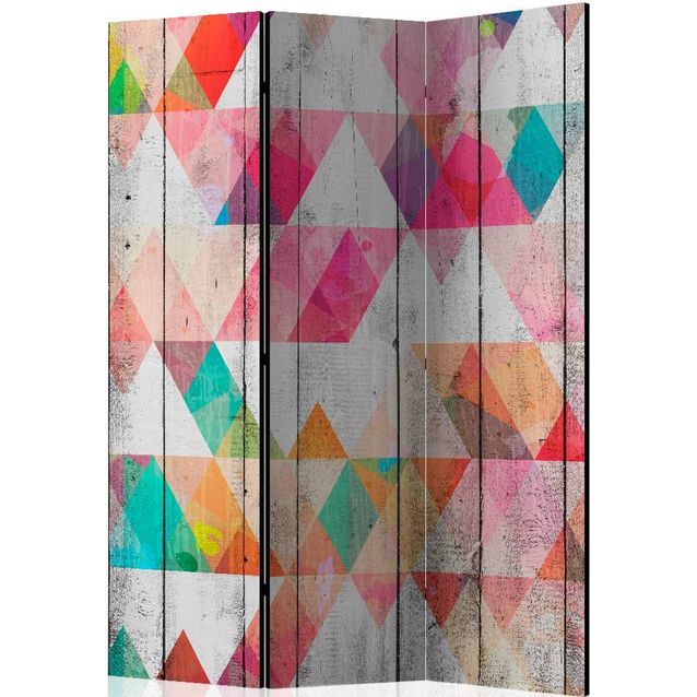 Sermi Artgeist Rainbow Triangles 135x172cm