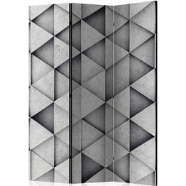 Sermi Artgeist Grey Triangles 135x172cm