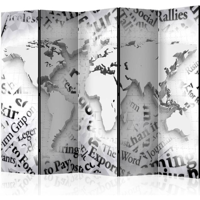 Sermi Artgeist The world of newspapers II 225x172cm