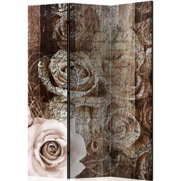 Sermi Artgeist Old Wood & Roses 135x172cm