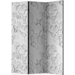 Sermi Artgeist White ornament: roses 135x172cm