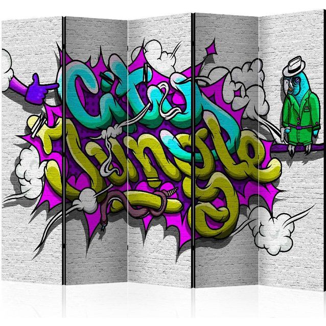 Sermi Artgeist City Jungle - graffiti II 225x172cm