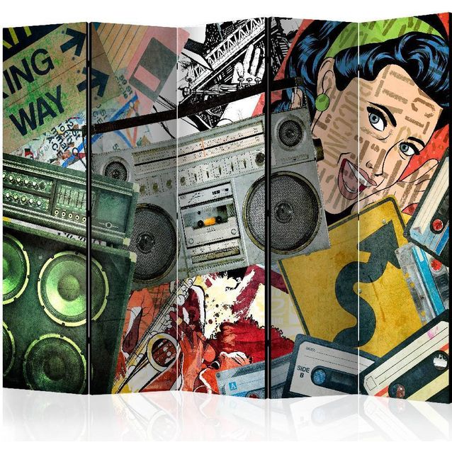 Sermi Artgeist Graffiti girl II 225x172cm