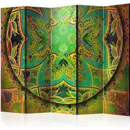 Sermi Artgeist Mandala: Emerald Fantasy II 225x172cm