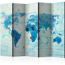 Sermi Artgeist Cruising and sailing - The World map II 225x172cm