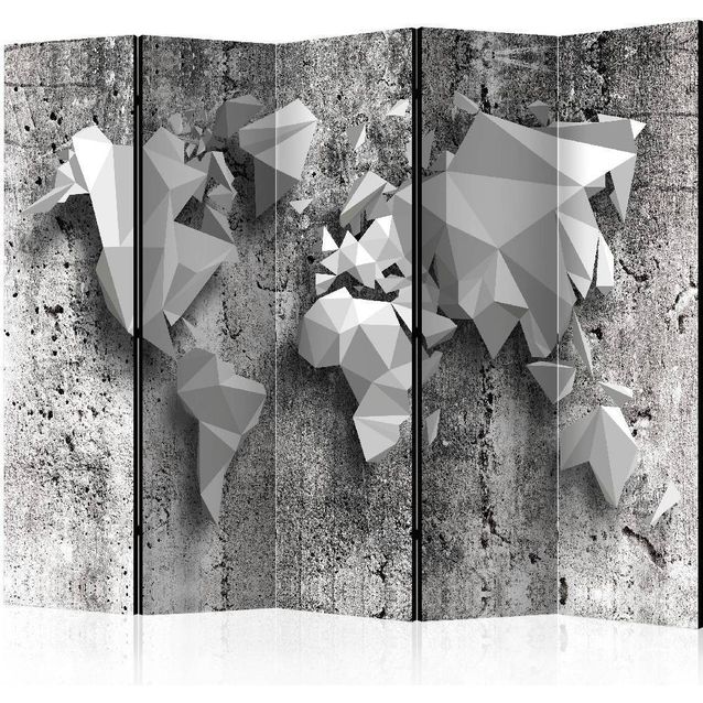 Sermi Artgeist World Map: Origami II 225x172cm