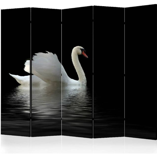 Sermi Artgeist Swan - Black and white II 225x172cm