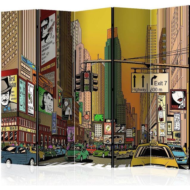 Sermi Artgeist Vibrant city - NY II 225x172cm