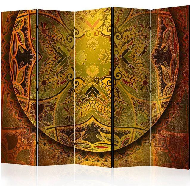 Sermi Artgeist Mandala: Golden Poem II 225x172cm