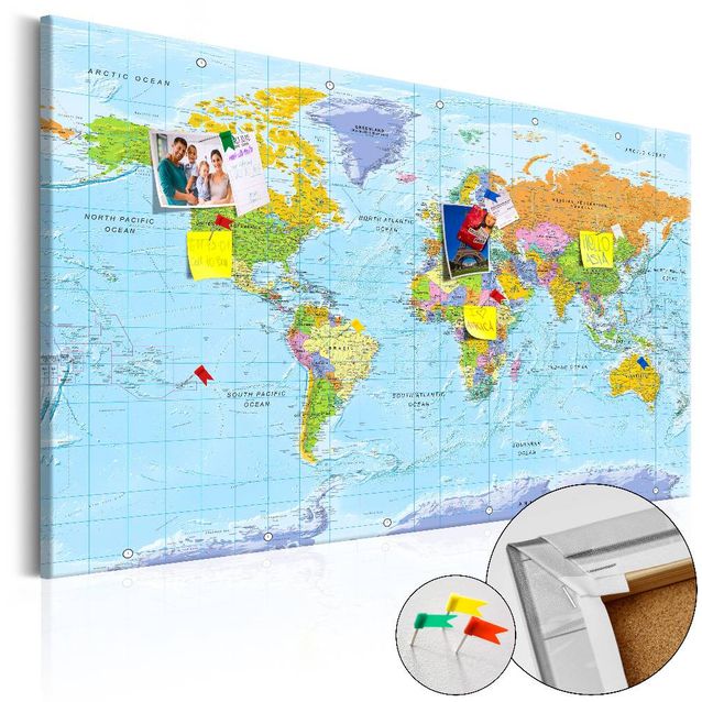 Korkkitaulu Artgeist Orbis Terrarum, eri kokoja