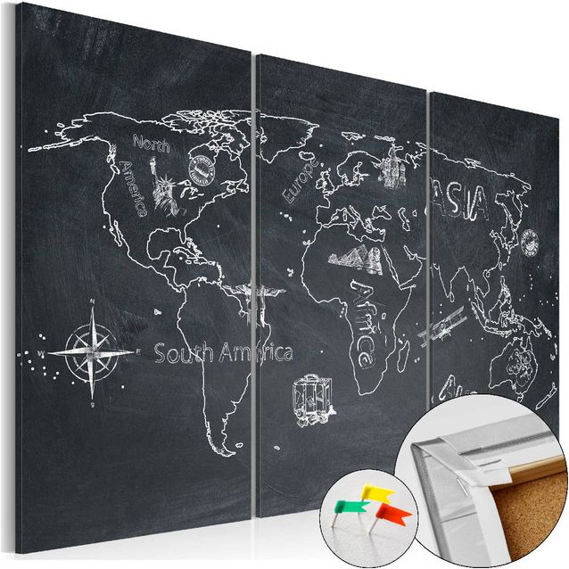 Korkkitaulu Artgeist Travel broadens the mind II eri kokoja