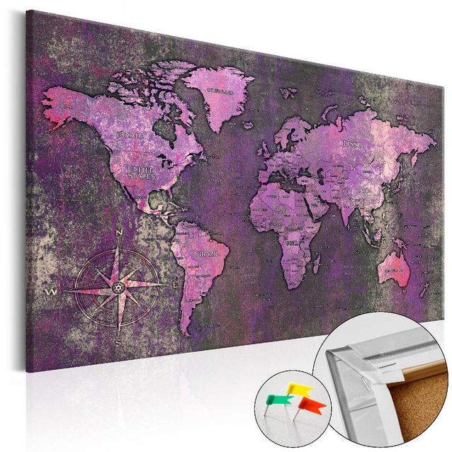 Korkkitaulu Artgeist Amethyst Map eri kokoja