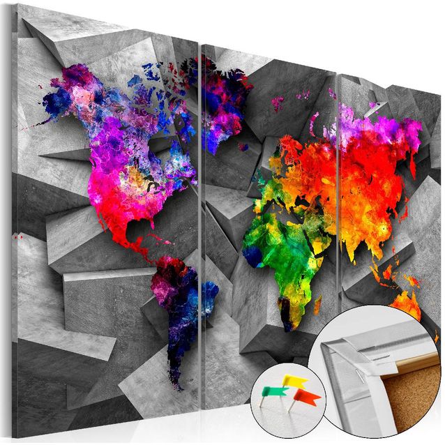 Korkkitaulu Artgeist Symmetry of the World eri kokoja