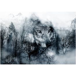 Kuvatapetti Artgeist Mountain Predator mustavalkoinen eri kokoja