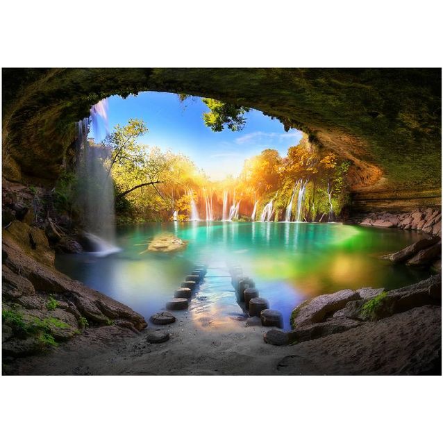 Kuvatapetti Artgeist Turquoise Lake eri kokoja