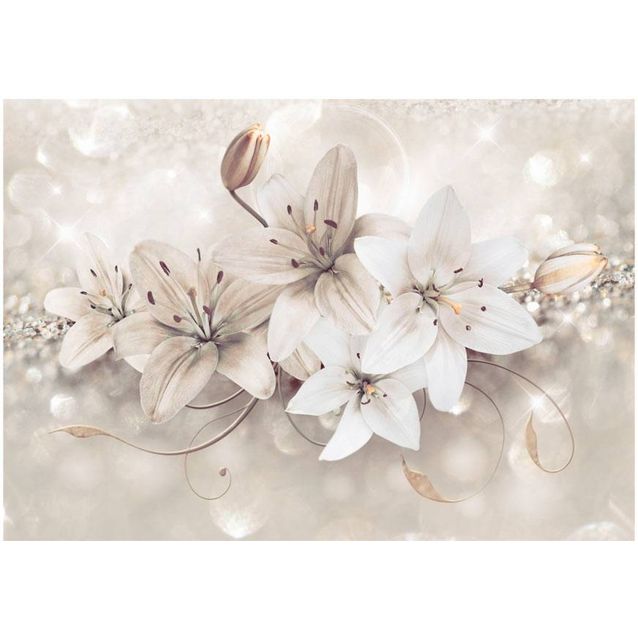 Kuvatapetti Artgeist Diamond Lilies eri kokoja