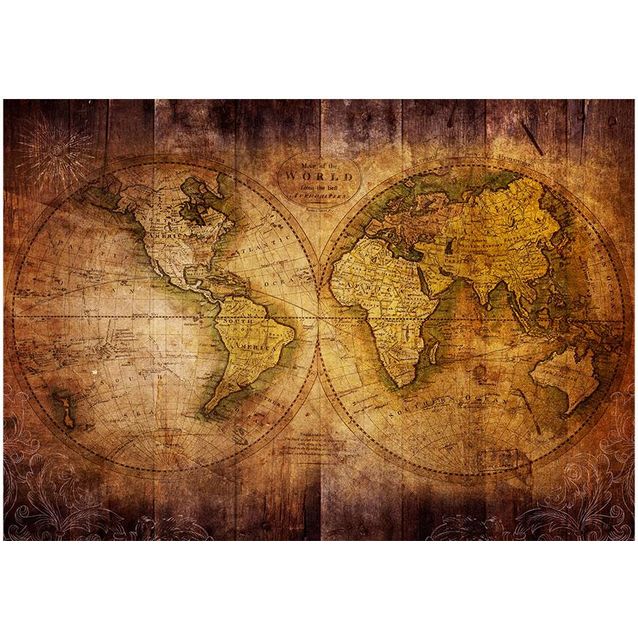 Kuvatapetti Artgeist World on old map eri kokoja