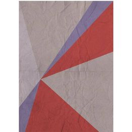 Tapetti Artgeist Triangles!, 50x1000cm, graafinen/geometrinen, punainen