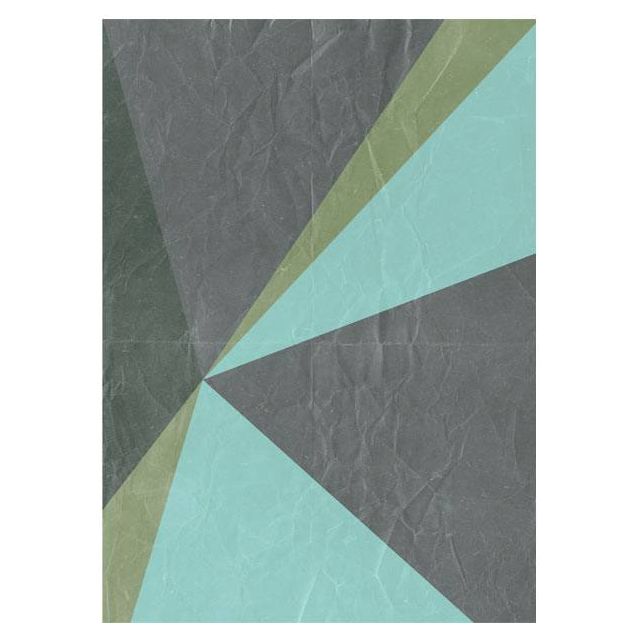 Tapetti Artgeist Gray triangles 50x1000cm