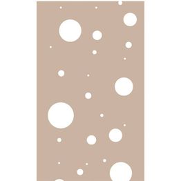 Tapetti Artgeist Cinnamon bubbles, 50x1000cm, pilkullinen, ruskea