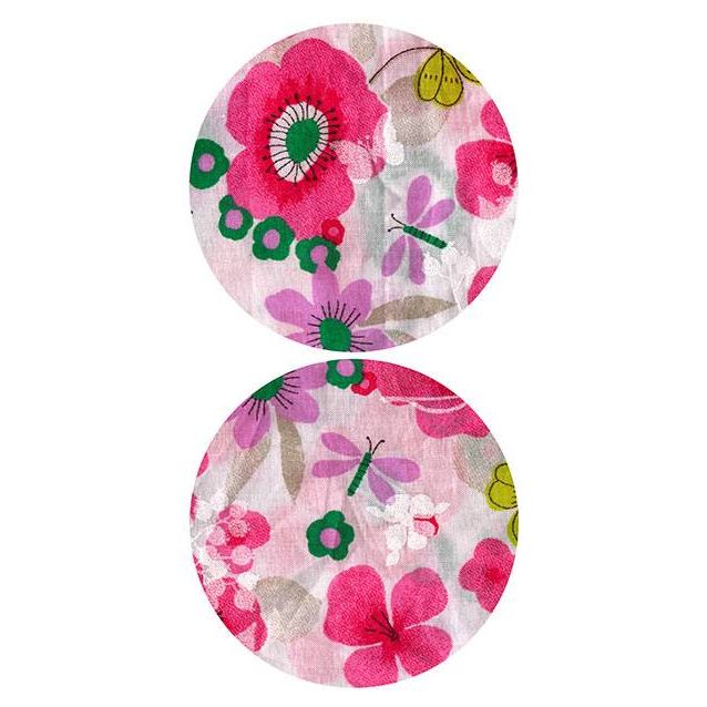 Tapetti Artgeist Pink meadow - circle 50x1000cm