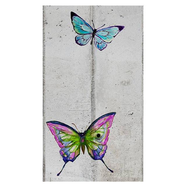 Tapetti Artgeist Butterflies and Concrete 50x1000cm