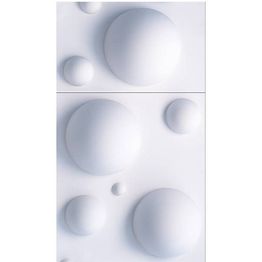 Tapetti Artgeist Bubble Dance, 50x1000cm, valkoinen