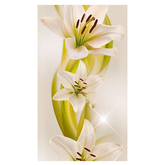Tapetti Artgeist Lilies avant-garde 50x1000cm