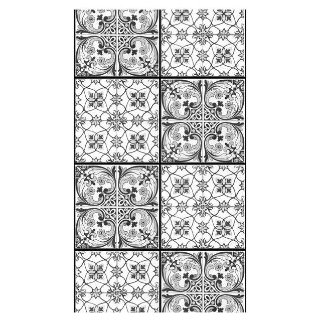 Tapetti Artgeist Black Ornament 50x1000cm