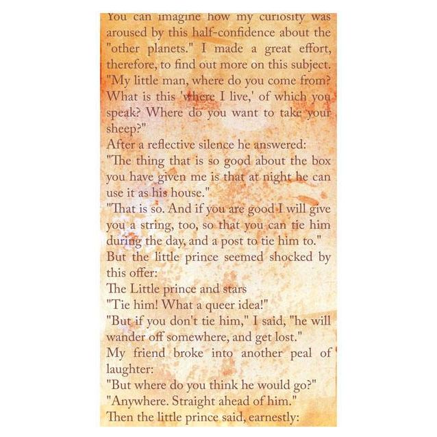 Tapetti Artgeist The Little Prince - Message Of Love 50x1000cm