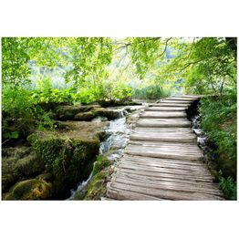 Sisustustarra Artgeist Forest path eri kokoja