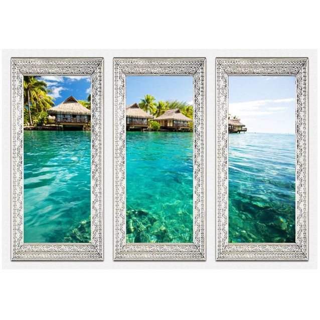 Sisustustarra Artgeist Lonely island eri kokoja