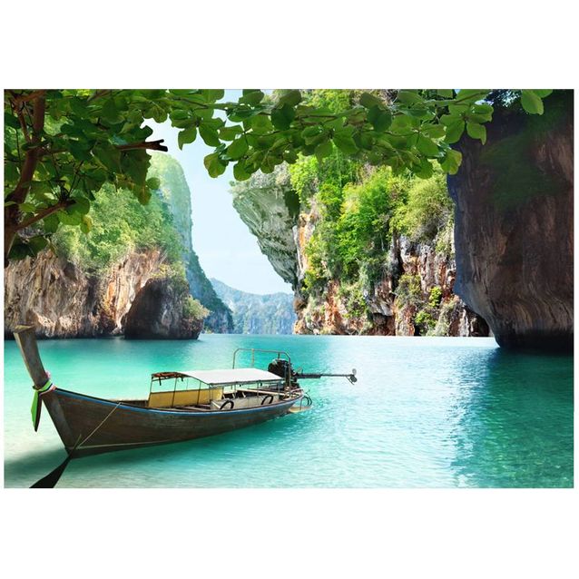 Sisustustarra Artgeist Desolate boat eri kokoja