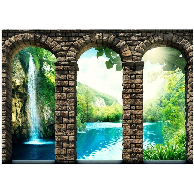 Sisustustarra Artgeist Mysterious waterfall eri kokoja